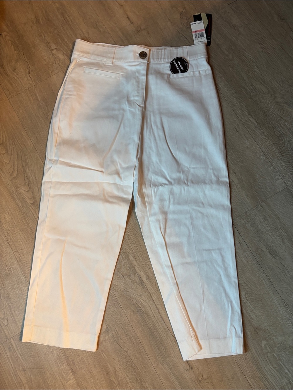 Counterparts White Straight-Leg Dress Pants